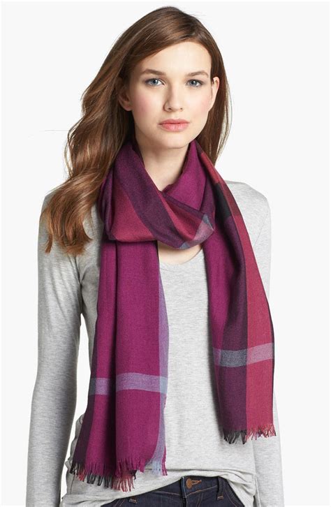 burberry silk scarf sale|burberry cashmere scarf women.